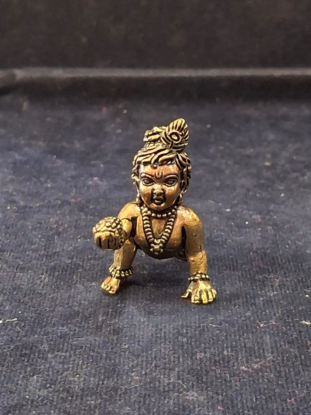 Laddu Gopal – Royal Patina Brass Idol