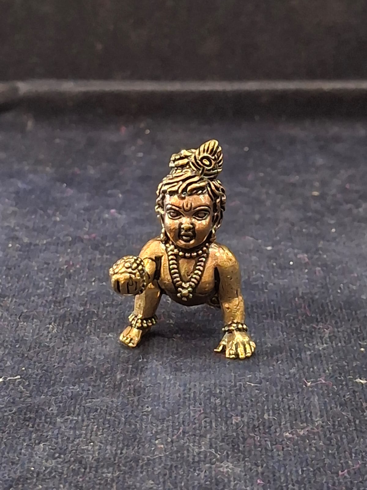 Laddu Gopal – Royal Patina Brass Idol