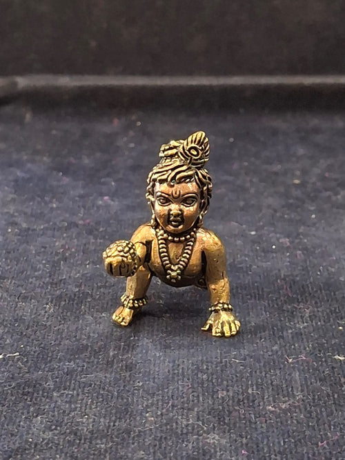 Laddu Gopal – Royal Patina Brass Idol